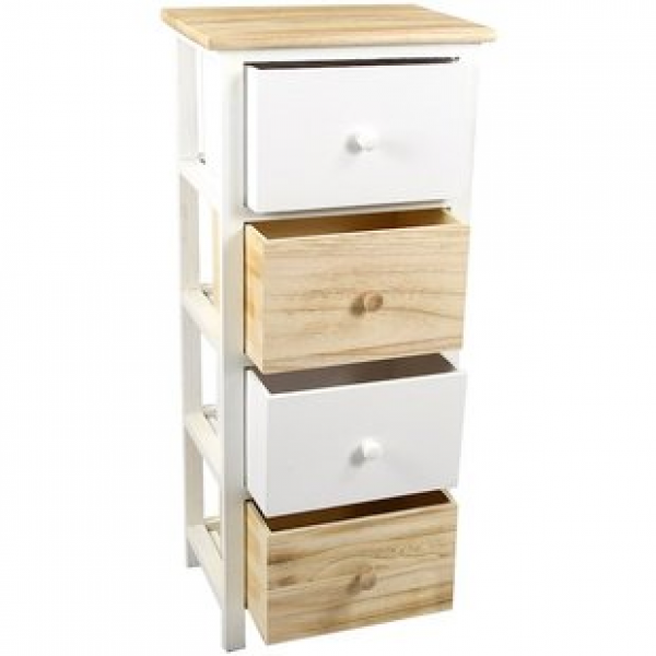 Creative solid wood bedside table, simple storage cabinet, crevice bucket cabinet, bedroom, small color bedside cabinet, economical model