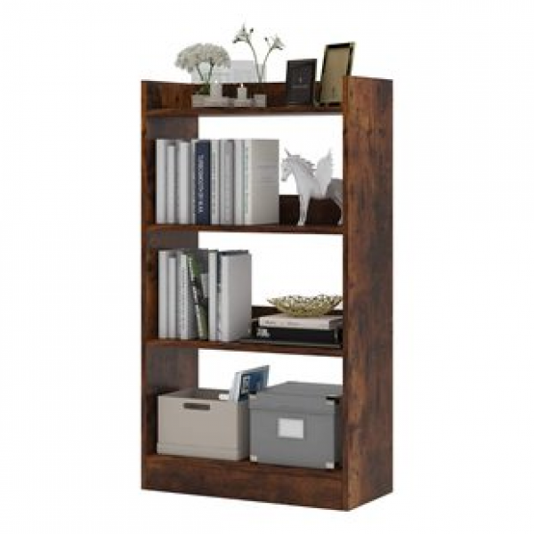 Cross border home retro full living room floor to ceiling storage low grid cabinet panel bookshelf floor to ceiling shelf combination cabinet trend