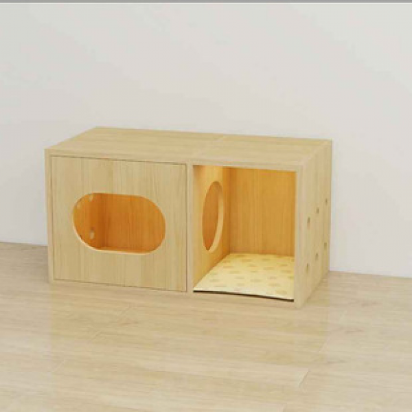 Customized cat climbing frame wall mounted solid wood wall mounted cat climbing frame wall mounted cat nest jumping platform soft ladder sisal cat scratch column