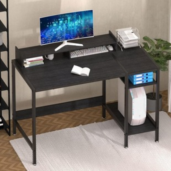 Monitor stand modern design corner table modern computer desk home office desk and storage small book desk trend