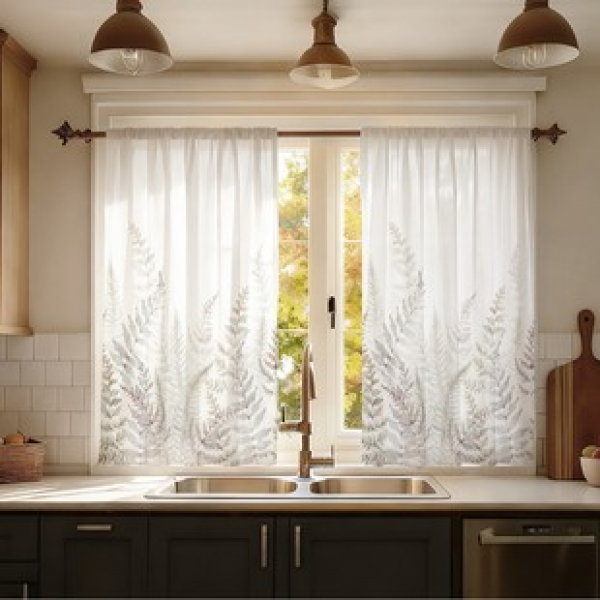 1pc new 2025 four season window screen 3D digital printing manufacturer direct sales bedroom living room decoration pole through window