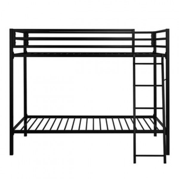 Cross border direct sales heavy-duty metal bunk bed guardrail, sturdy inclined ladder, space saving design, bedroom, hotel trendy