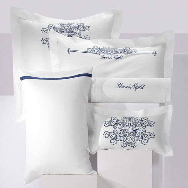 High-end four-piece hotel bedding set 100% cotton king-size embroidered duvet cover with pillowcases