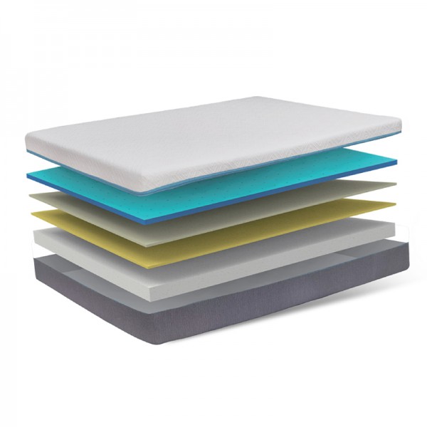 Slow rebound mattress memory foam adjustable softness and hardness cooling mattress