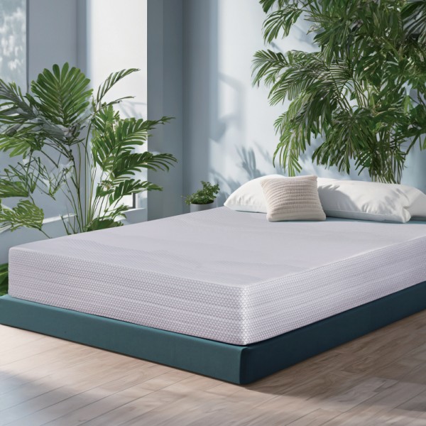Memory foam slow rebound mattress with adjustable softness and hardness bio-based pressure relief mattress