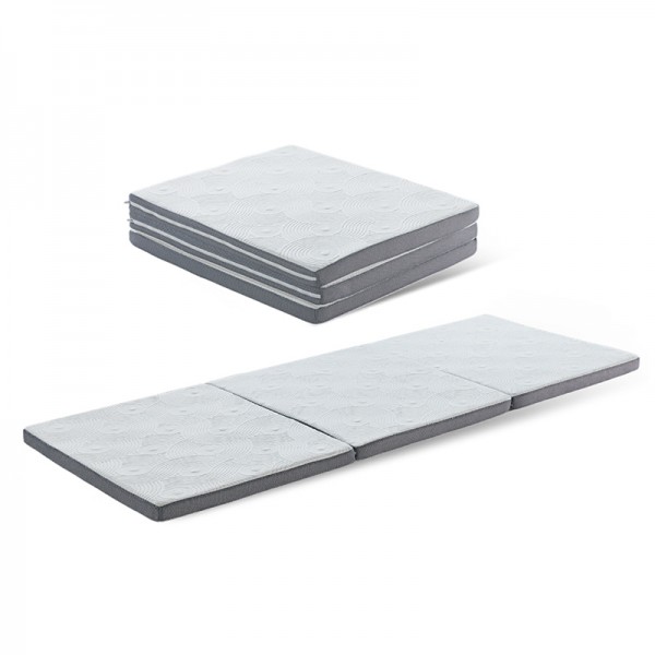 Memory foam thin pad cooper fiber fabric slumber pad