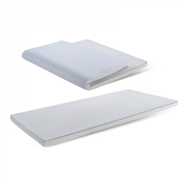Memory foam thin pad cooling mattress topper