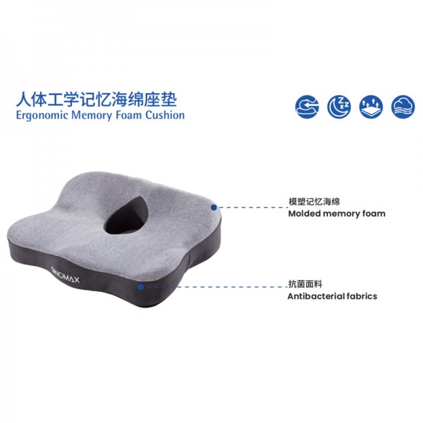 Ergonomic Memory Foam Cushion