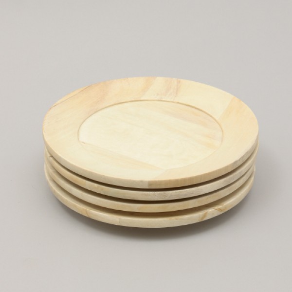 Handcrafted 13" Wood Charger Plate - Wooden Dinning Placemat - Artisan Wood Tableware