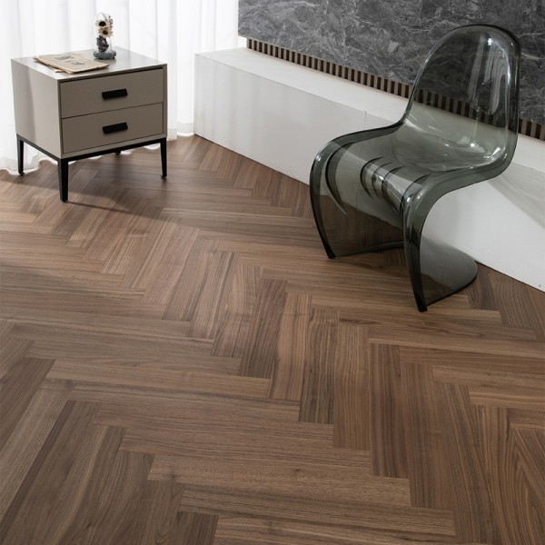 Birch series multi-layer solid wood flooring oak/walnut planks herringbone spelling herringbone spelling LS-HH5001