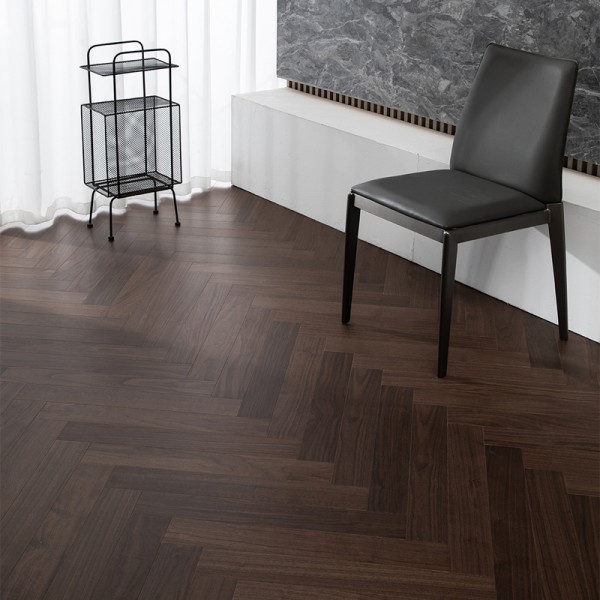 Birch series multi-layer solid wood flooring oak/walnut planks herringbone spelling herringbone spelling waterproof LS-HH5003