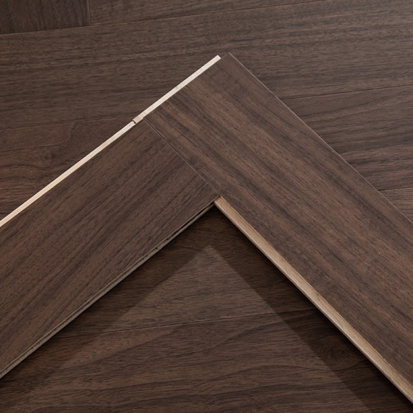 Birch series multi-layer solid wood flooring oak/walnut planks herringbone spelling herringbone spelling waterproof LS-HH5003