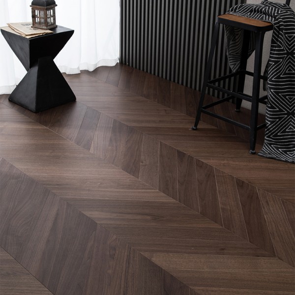 Birch series multi-layer solid wood flooring oak/walnut planks herringbone spelling herringbone spelling LS-HH6003