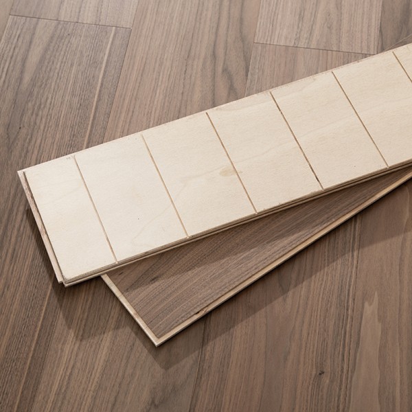 All Birch Multilayer Solid Wood Flooring Oak / Walnut Planks Herringbone LS-HH9001