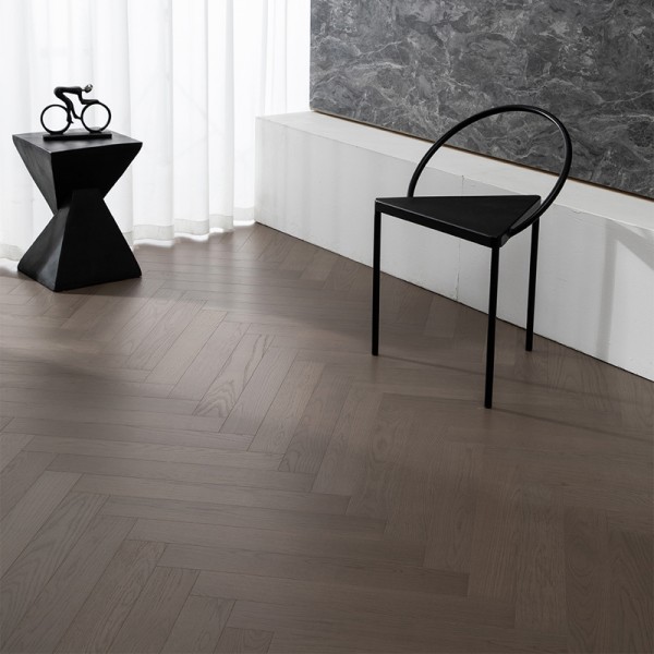 Birch series multi-layer solid wood flooring oak/walnut planks herringbone spelling herringbone spelling environmental protection LS-HX2002