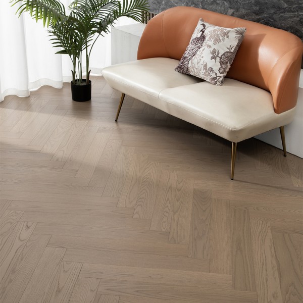 Birch series multi-layer solid wood flooring oak/walnut planks herringbone spelling wear-resistant waterproof environmental protection LS-HX2006