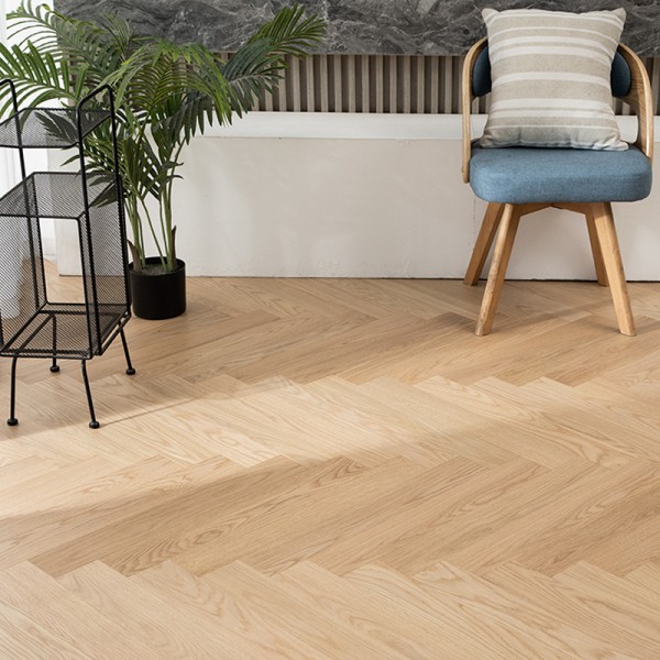 Birch series multi-layer solid wood flooring oak/walnut planks herringbone spelling can be customised LS-HX2008