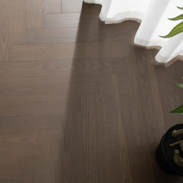 Birch series multi-layer solid wood flooring oak/walnut planks herringbone thickened wear LS-HX2009