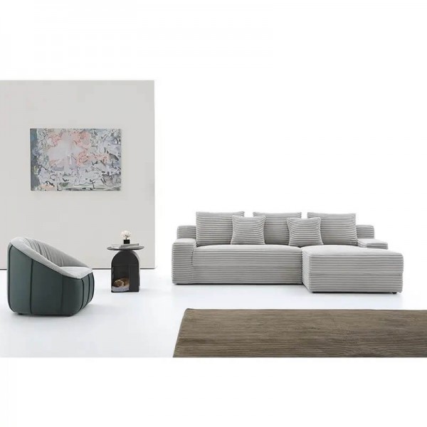 69"3 in 1 Convertible Queen Sleeper Sofa Bed, Modern Fabric Loveseat Futon Sofa Couch w/Pullout Bed, Small Love Seat Lounge Sofa w/Reclining Backrest, Furniture for Living Room, White Gray