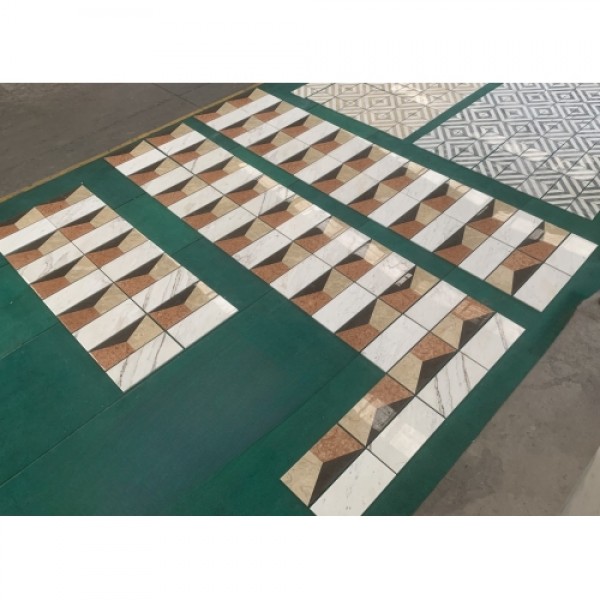 12*24 Waterjet marble,White Gold Red Grey 4 color, natural marble, for floor and wall,polished marble tile, natural stone, genuine marble, real marble, 1 box each pattern 2 pcs