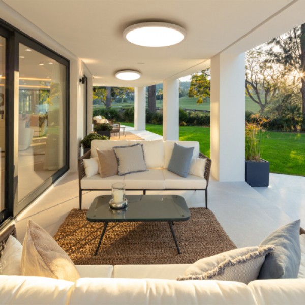 11.8 Inch Flush Mount Ceiling Light, 20W LED+Nightlight Ceiling Light Fixture for Kitchen Bedroom Living Room