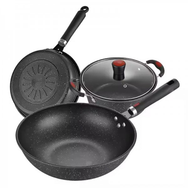 Top Sell Cookware Pots and Pans Kitchen Non Stick Cooking Pot Set Soup Stock Pots Housewares