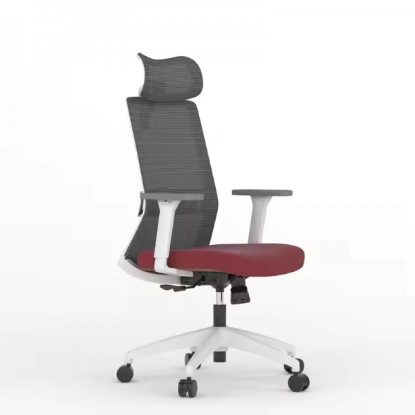 High Back Ergonomic Adjustable Armrest Home Luxury Rolling Chair Guest Manager Swivel Comfort Mesh Office Chair Furniture